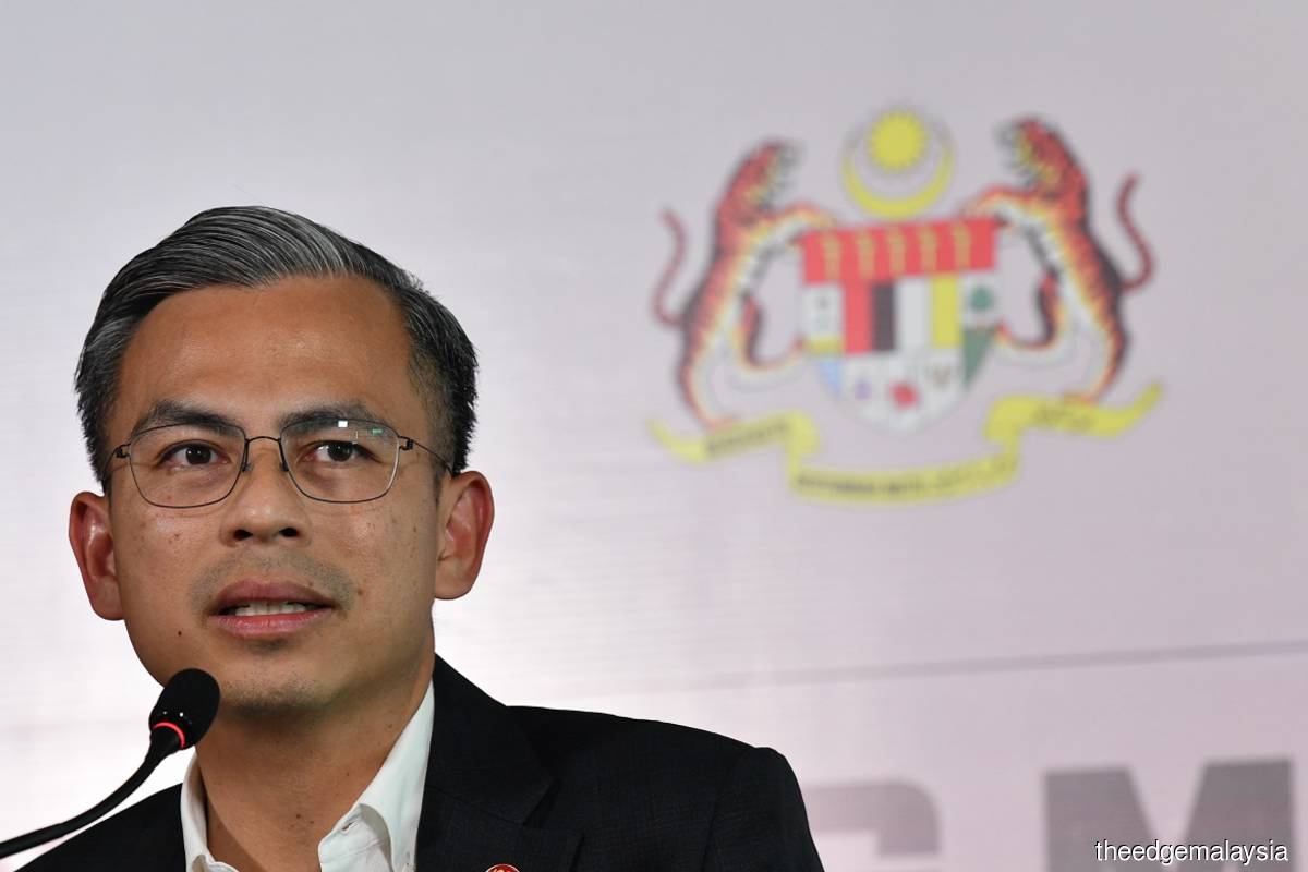 Minister of Communications and Digital Fahmi Fadzil (The Edge filepix by Suhaimi Yusof)
